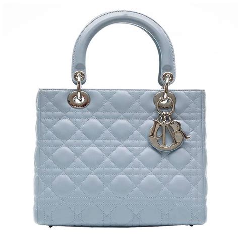 baby blue lady dior bag